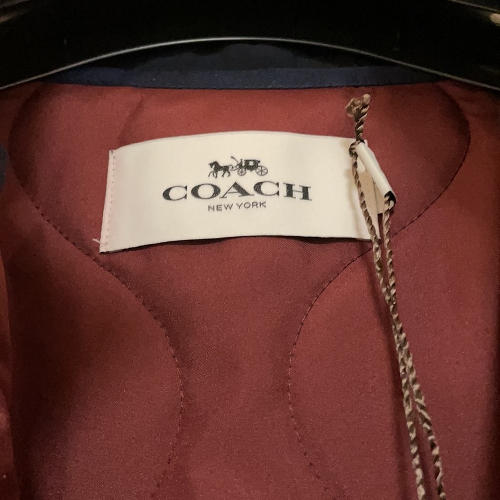 Coach Navy camo jacket NWT - Picture 2 of 5